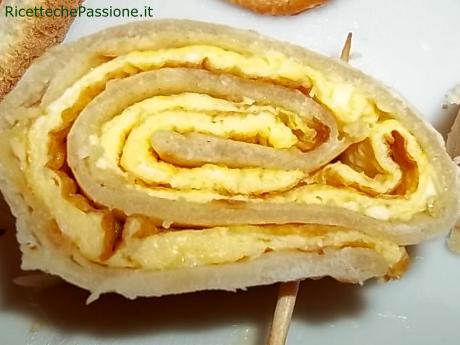 Girelle Di Piadina e Omelette