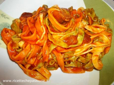 Tagliatelle Tricolore Funghi